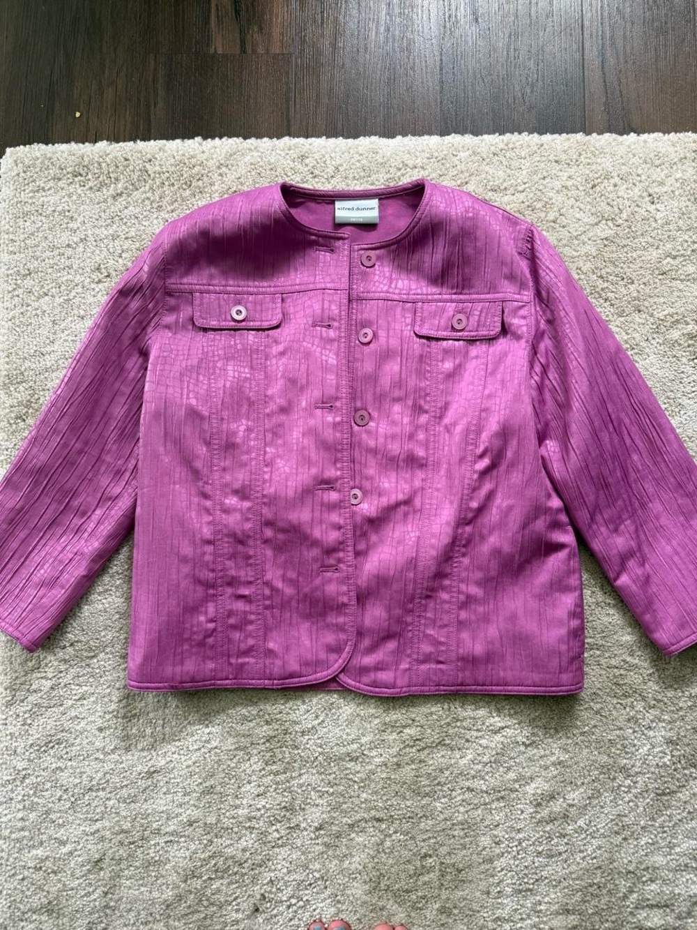 Alfred Dunner Pink Jacket